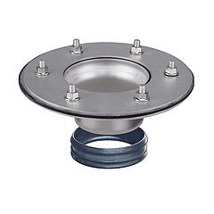 LORO-X 20440.100X surface-mounted element with clamping flange series V-KL DN 100