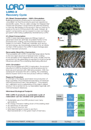 LORO-X sustainability