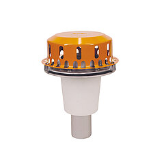 LORO-X 21712.050X LORO-DRAINLET Emergency Drain stainless steel clamping flange vertical one-piece with heat insulation DN 50