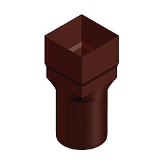 LORO-X 55688.100N LORO-N copper transition pipe from square