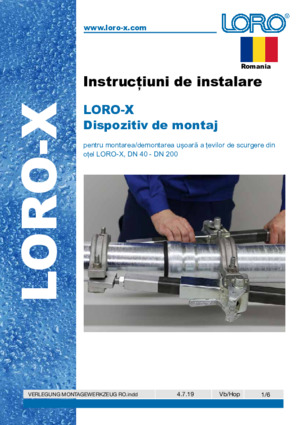 LORO-X Installation: mounting device