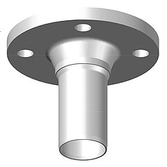 LORO-X 82561.050C LORO-XC stainless steel connecting piece with flange DN 50