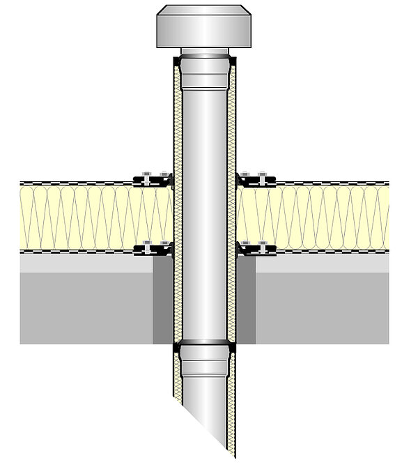 LOROFLEX Pipe Penetration as Vent