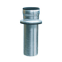 LORO-X 82650.125X downpipe support with flange and sound insulation DN 125