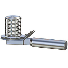 LORO-X 13624.070X LORO-Attika drain for inverted roof with clamping flange for bitumen screen unit 210 mm DN 70