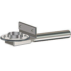 LORO-X 13611.070X LORO basic unit for parapet drain 55 mm insertion depth emergency drainage weir 35 mm clamping flange for plastic DN 70