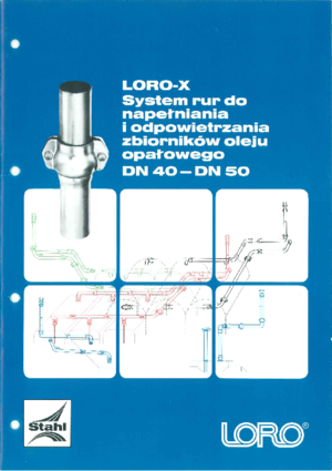 LORO-X Prospekt: LORO-X Füll- und Entlüftungsleitungen