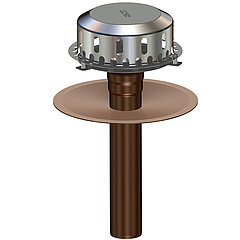 LORO-X 19515.070X Flat Roof Main Dewatering for WU-Concrete System Cold Roof DN 70