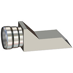 LORO-X 15196.050X rectangular spout 300 mm DN 50