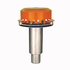 LORO-X 22302.070X LORO-DRAINJET fire protection emergency drain one-piece with stainless steel cover DN 70