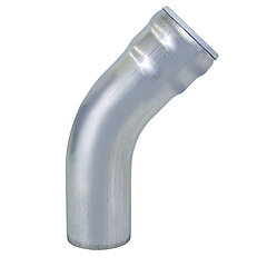 LORO-X 5.320.040C LORO-XCL bend 1.4404 45 degrees DN 40