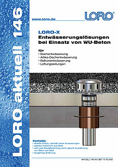 Aktuell 146
Dachentwässerung WU-Beton