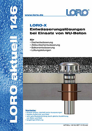 Aktuell 146
Dachentwässerung WU-Beton