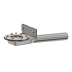 LORO-X 13620.070X LORO basic unit for parapet drain 55 mm depth of engagement main drainage clamping flange for plastic DN 70