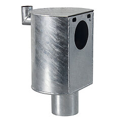 LORO-X 04380.070X collector pot with ventilation pipe DN 70