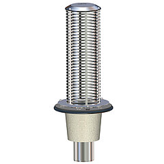 LORO-X 21125.070X LORO-DRAINLET drain for inverted roof with clamping flange screen unit 495 mm DN 70
