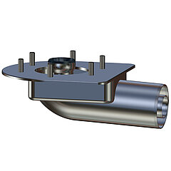 LORO-X 13521.100X LORO-drain body for main-emergency-combination drain DN 100