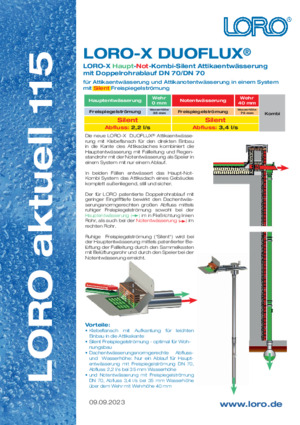 Series 115 LORO-X DUOFLUX DN 70
