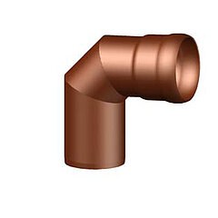 LORO-X 03500.080N LORO bend copper 87 degrees DN 80
