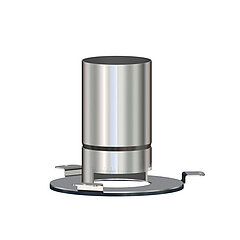 LORO-X 14333.100X retention rotary valve DRAINLET DN 100 1.4301