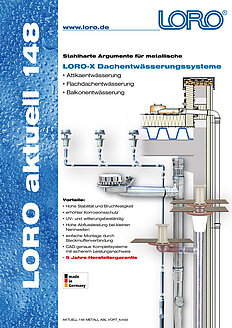Aktuell 148
Vorteile metallische Dachentwässerungssysteme
