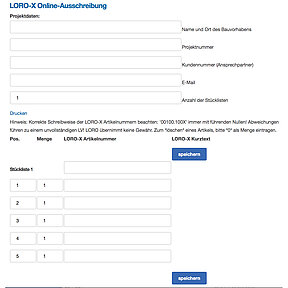 Online-Ausschreibung