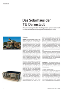 2008 Соларната къща на TU Darmstadt