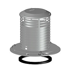 LORO-X 14510.100X retention unit for DRAINLET DN 100 with retention openings according to specification including strainer basket 210 mm