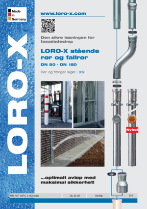 LORO Regenstand und Regenfallrohre