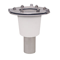 LORO-X 21992.070X LORO-DRAINJET/DRAINLET Sub-unit made of stainless steel with vertical clamping flange with water insulation DN 70