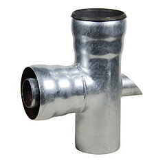 LORO-X 13519.DB0X branch with spout pipe Attika DUOFLUX pipe in pipe DN 100/50
