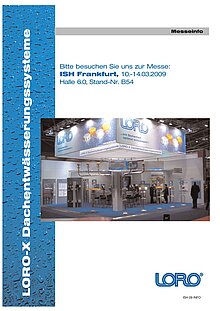 LORO Messe ISH-Frankfurt 10.-14.03.2009 23.02.2009 – Titelseite (PDF)