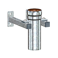 LORO-X 82653.100X downpipe support with fixing bracket and sound insulation DN 100