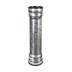 LORO-X 00120.100O pipe 2 joints without internal coating 1000 mm DN 100