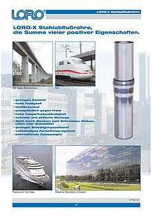 LORO-X Stahlabflußrohre 05.09.2008 – Titelseite (PDF)