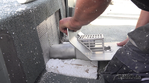 LORO-X DUOSTREAM Mehrgeschossablauf für die Kaskadenentwässerung und Staffelgeschossentwässerung Rohr-in-Rohr Einbau in der Attika der Dachterrasse