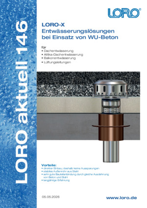 Series 146 Roof Drainage System Wu-Concrete