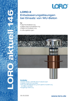 Series 146 Roof Drainage System Wu-Concrete