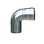 LORO-X BEND MED LITEN RADIUS 87 GRADER DN 70