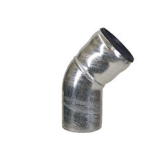 LORO-X 00352.070X bend with narrow radius 45 degrees DN 70