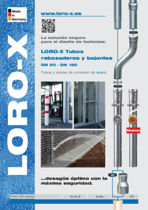 LORO Regenstand und Regenfallrohre