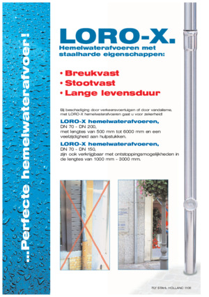 LORO-X Flyer: LORO-X Steel Discharge Pipes