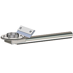 LORO-X 13710.050X LORO basic unit for parapet drain series 79 for emergency drainage, weir 35 mm clamping flange for office DN 50