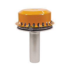 LORO-X 21311.050X LORO-DRAINJET emergency drain stainless steel clamping flange one-piece without insulation DN 50