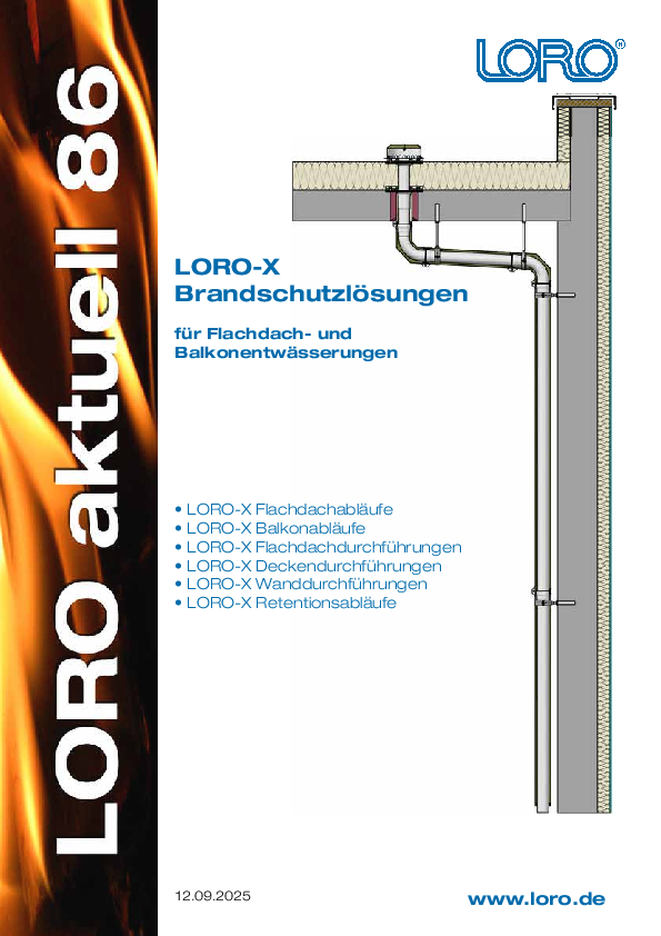 Technische Dokumentation LORO-X Brandschutz Aktuell 86