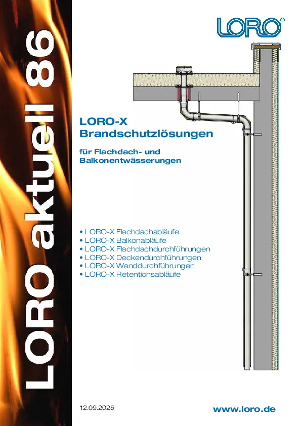 Technische Dokumentation LORO-X Brandschutz Aktuell 86