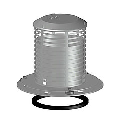 LORO-X 14510.125X retention unit for DRAINLET DN 125 with retention openings according to specification including strainer basket 210 mm
