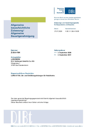 DIBT Zulassung