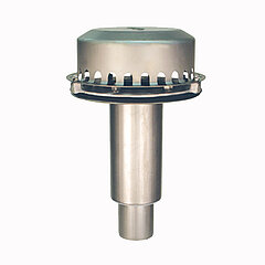 LORO-X 22102.100X LORO-DRAINJET fire protection drain one-piece with stainless steel cover DN 100