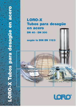 LORO-X Prospekt: LORO-X Stahlabflussrohr